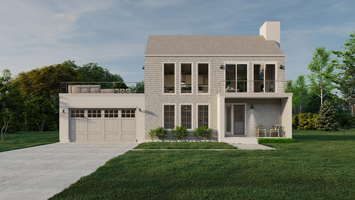 Contemporary House Plan - Bjorn 69666 - Front Exterior