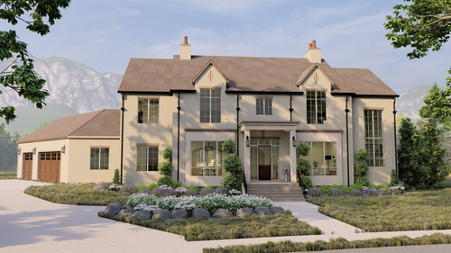 European House Plan - Birling 92528 - Front Exterior