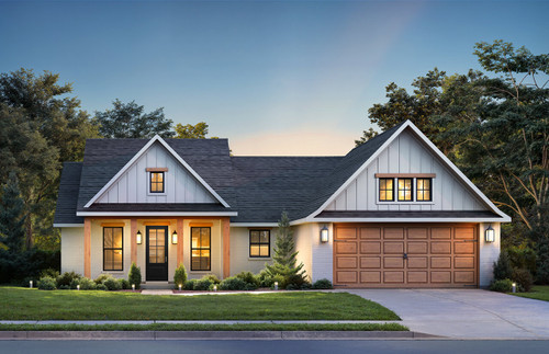 Farmhouse House Plan - Bay View 36782 - Front Exterior