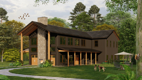 Country House Plan - Primrose 58236 - Front Exterior