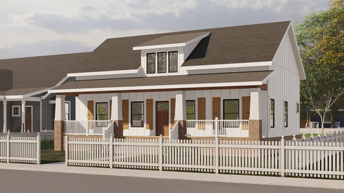 Country House Plan - Petunia 40434 - Front Exterior