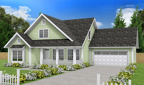 Cottage House Plan - Baytown 28159 - Front Exterior