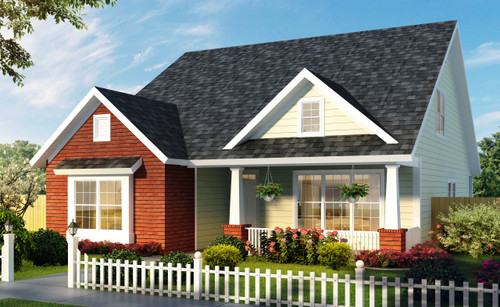 Craftsman House Plan - Rosewood 23100 - Front Exterior