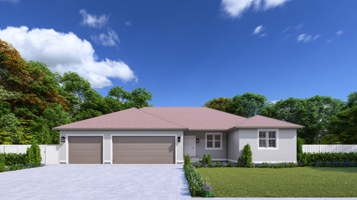 Ranch House Plan - Sharp 86690 - Front Exterior