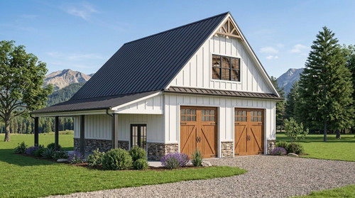 Country House Plan - 37671 - Front Exterior