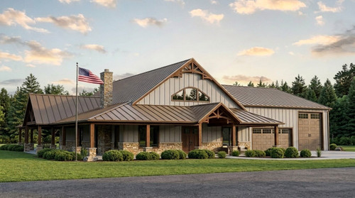 Country House Plan - 20394 - Front Exterior