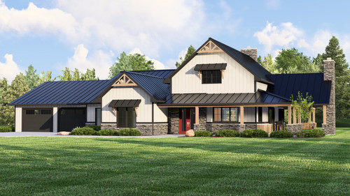 Country House Plan - 17314 - Front Exterior