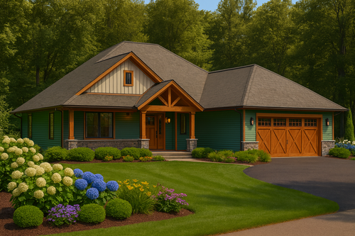Craftsman House Plan - Atlantic Beach 57582 - Front Exterior