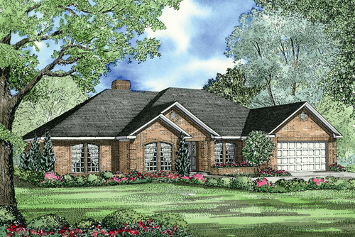 Traditional House Plan - Cherry Street 94596 - Front Exterior