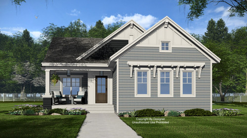 Craftsman House Plan - Jackson 80205 - Front Exterior