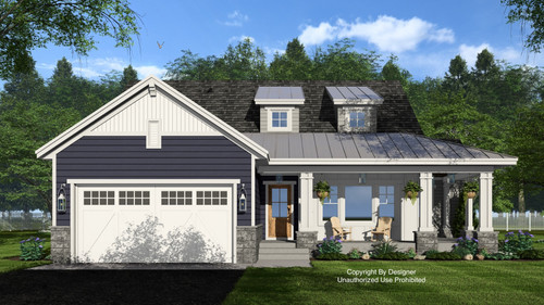 Craftsman House Plan - Appleton 25135 - Front Exterior