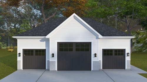 Craftsman House Plan - Pfeiffer 78530 - Front Exterior