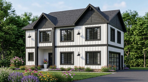 Farmhouse House Plan - 26465 - Front Exterior