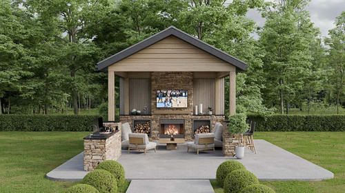 Lodge Style House Plan - 87606 - Front Exterior