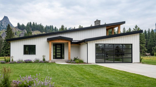 Contemporary House Plan - 40401 - Front Exterior