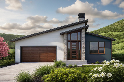 Modern House Plan - Juniper Glen 18159 - Front Exterior