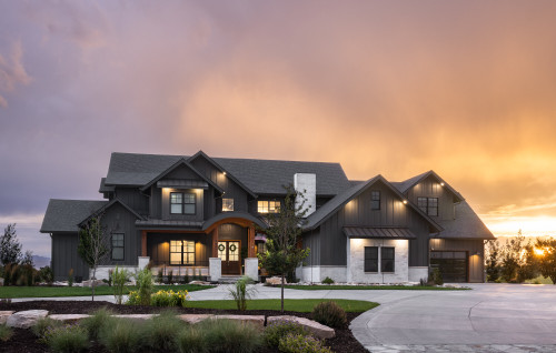 Mountain Rustic House Plan - Coal Bridge 65996 - Front Exterior