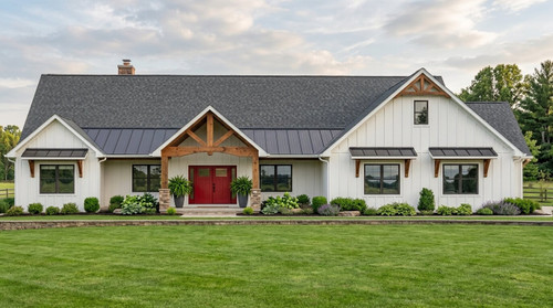 Traditional House Plan - 51387 - Front Exterior