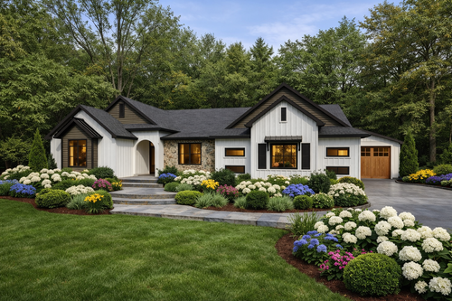 Craftsman House Plan - The Windy Valley 72015 - Front Exterior