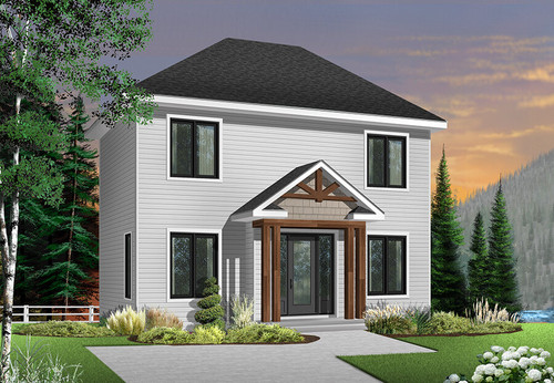 Traditional House Plan - Duranel 4 20385 - Front Exterior