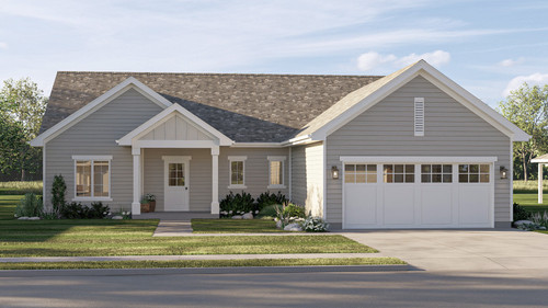 Traditional House Plan - Wefald Farm 51006 - Front Exterior