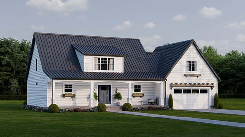 Farmhouse House Plan - 50539 - Front Exterior