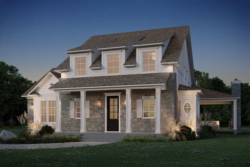 Cottage House Plan - Elliot 51420 - Front Exterior