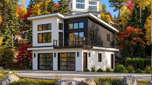 Contemporary House Plan - 68708 - Front Exterior