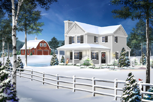 Country House Plan - 82505 - Front Exterior