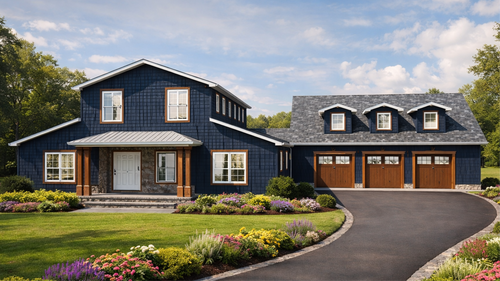 Farmhouse House Plan - Frontier 76072 - Front Exterior