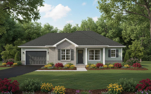 Ranch House Plan - Abbeville 99188 - Front Exterior