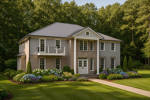 Traditional House Plan - Quogue 27339 - Front Exterior
