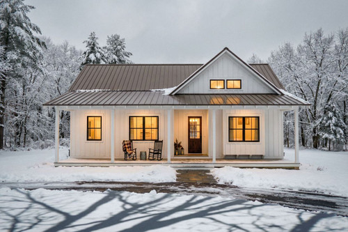 Farmhouse House Plan - Madeline 57954 - Front Exterior