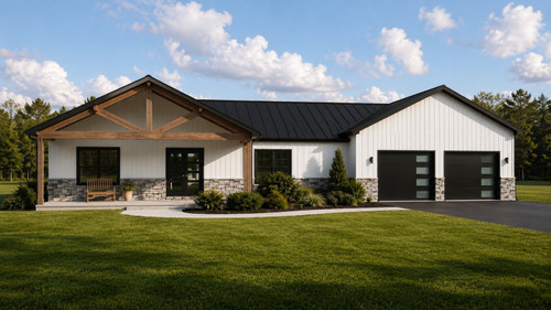 Craftsman House Plan - 83201 - Front Exterior