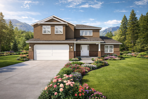 Traditional House Plan - Hortman 82474 - Front Exterior