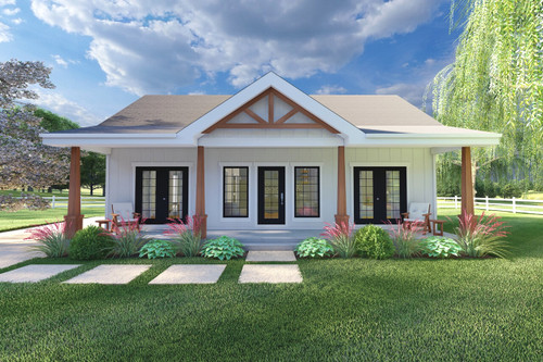 Farmhouse House Plan - 13399 - Front Exterior