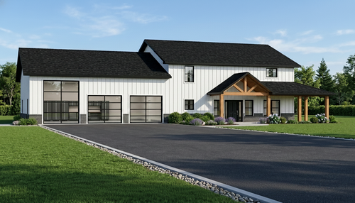 Country House Plan - 58420 - Front Exterior