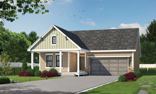 Traditional House Plan - Lynette Farm 17454 - Front Exterior