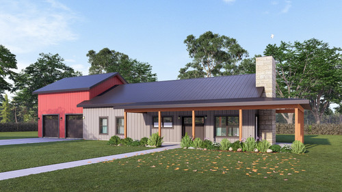 Country House Plan - Yarrow 80631 - Front Exterior