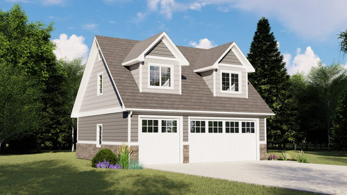 Craftsman House Plan - 29416 - Front Exterior