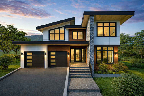 Contemporary House Plan - Marmot Wynd 58126 - Front Exterior