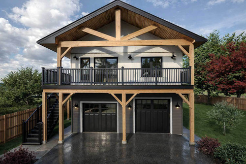 Craftsman House Plan - Oak View 26718 - Front Exterior
