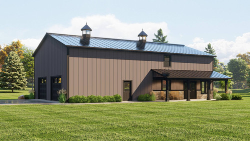 Country House Plan - 68319 - Front Exterior