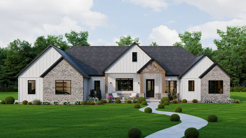 Craftsman House Plan - 93278 - Front Exterior