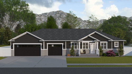 Craftsman House Plan - Gashler 33265 - Front Exterior