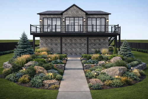 European House Plan - Lindbo Garage 14883 - Front Exterior