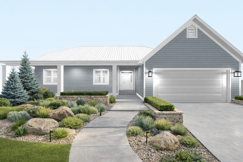 Ranch House Plan - Aaron 21507 - Front Exterior