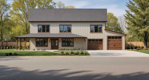 Modern House Plan - Trussville 43892 - Front Exterior