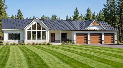 Craftsman House Plan - 59881 - Front Exterior