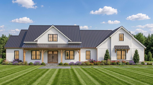 Country House Plan - 19986 - Front Exterior